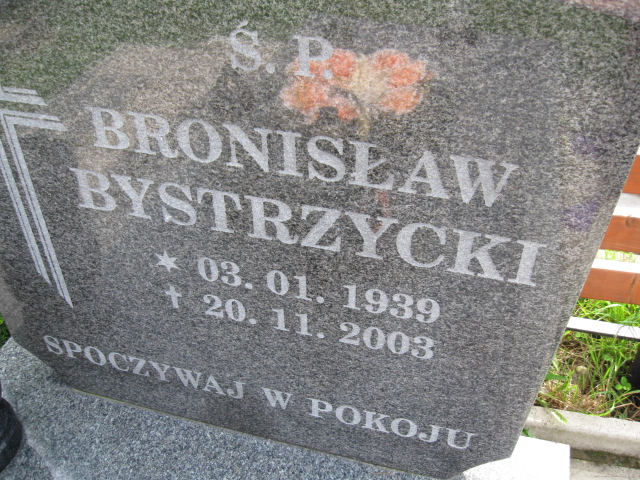 Bronisław Bystrzycki 1939 Głuszyca - Grobonet - Wyszukiwarka osób pochowanych