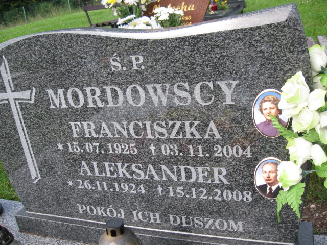 Aleksander Mordowski 1924 Głuszyca - Grobonet - Wyszukiwarka osób pochowanych