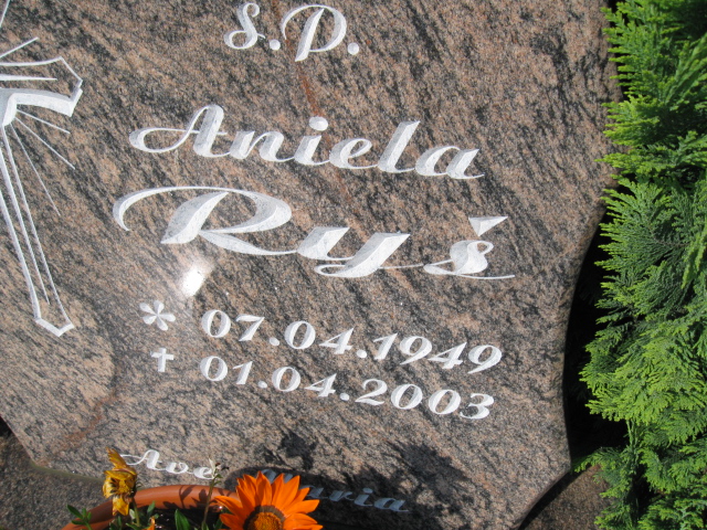 Aniela Ryś 1949 Głuszyca - Grobonet - Wyszukiwarka osób pochowanych