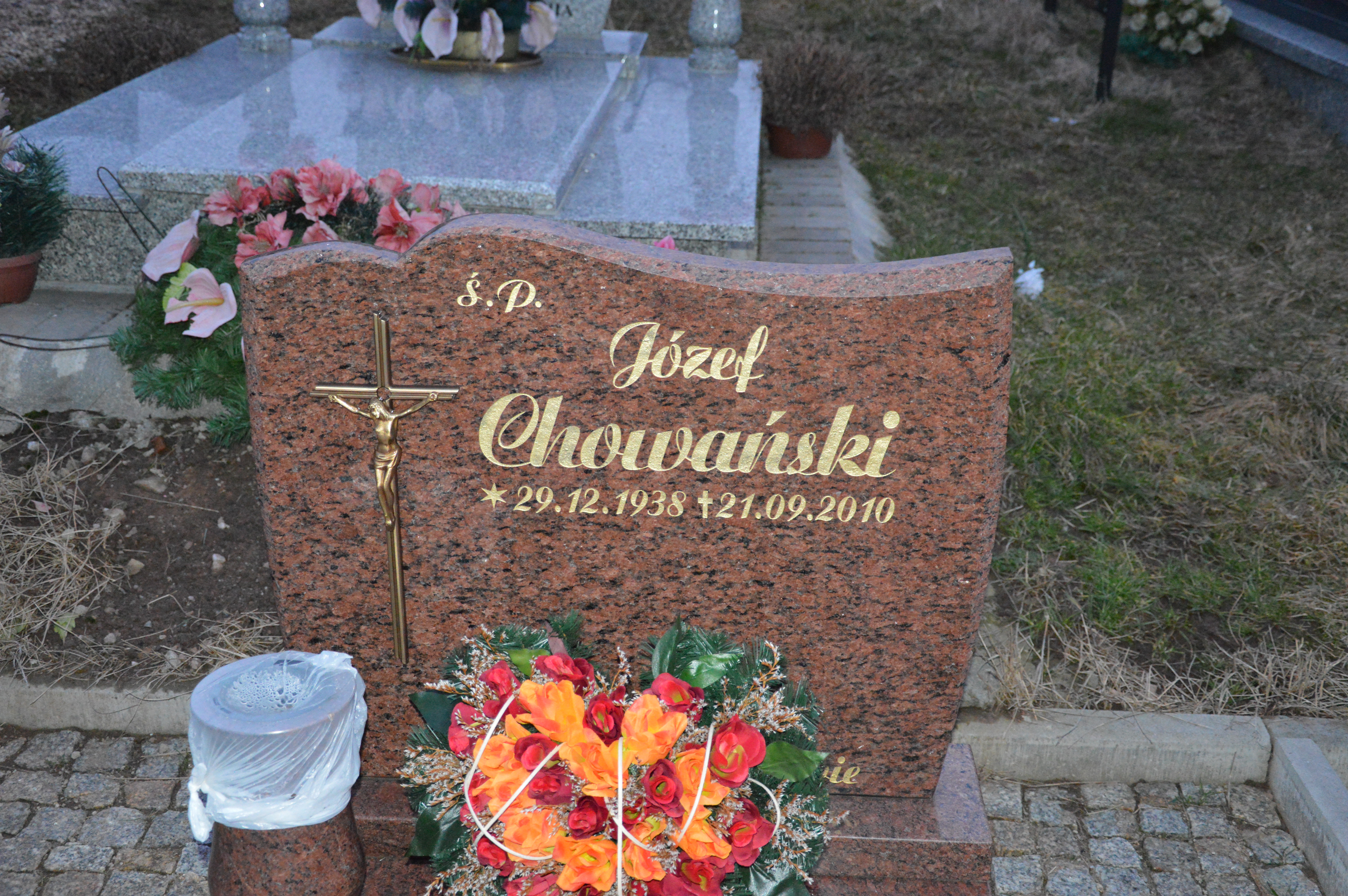 Józef Chowański 1938 Głuszyca - Grobonet - Wyszukiwarka osób pochowanych