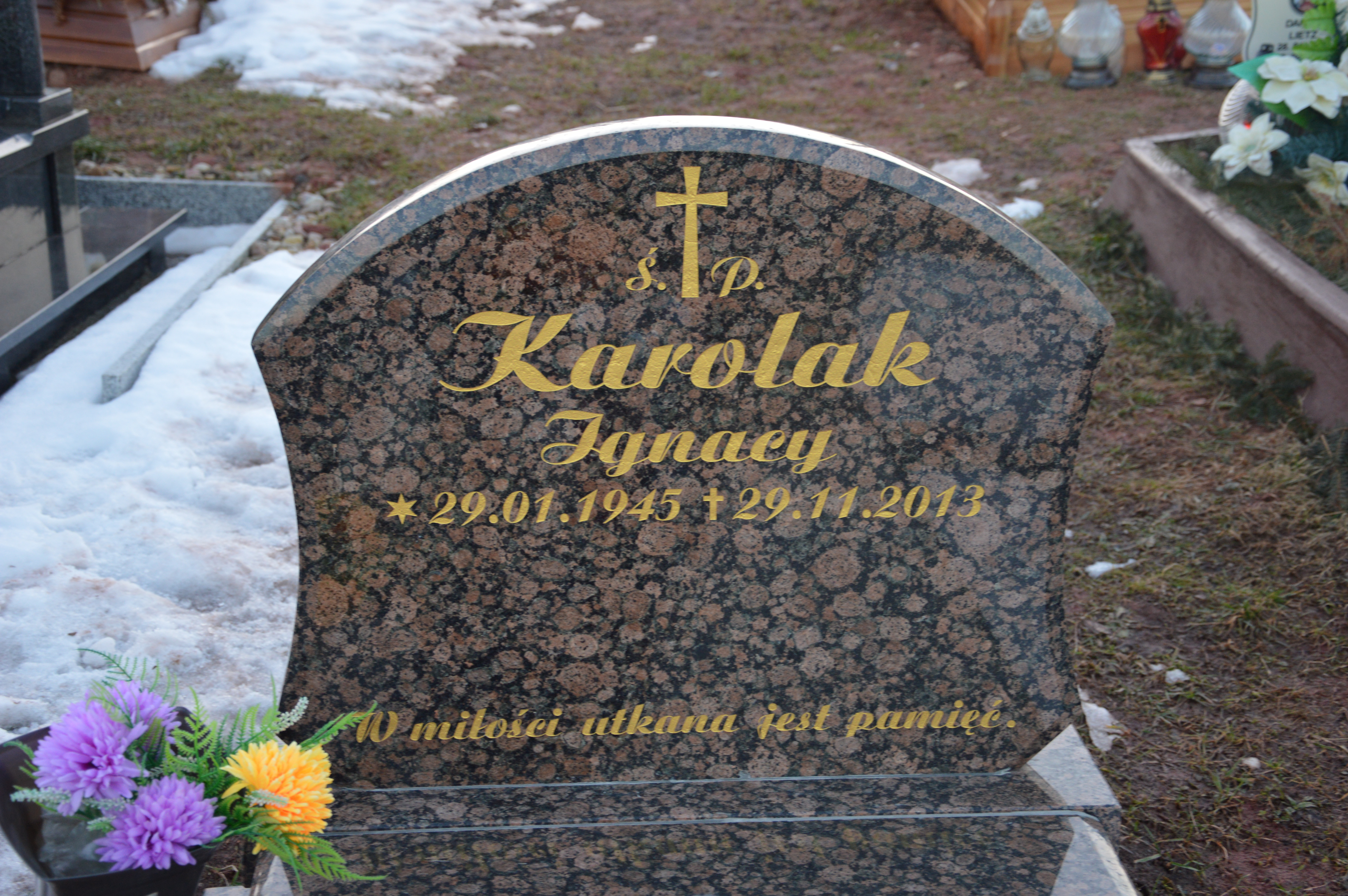 Ignacy Karolak 1945 Głuszyca - Grobonet - Wyszukiwarka osób pochowanych