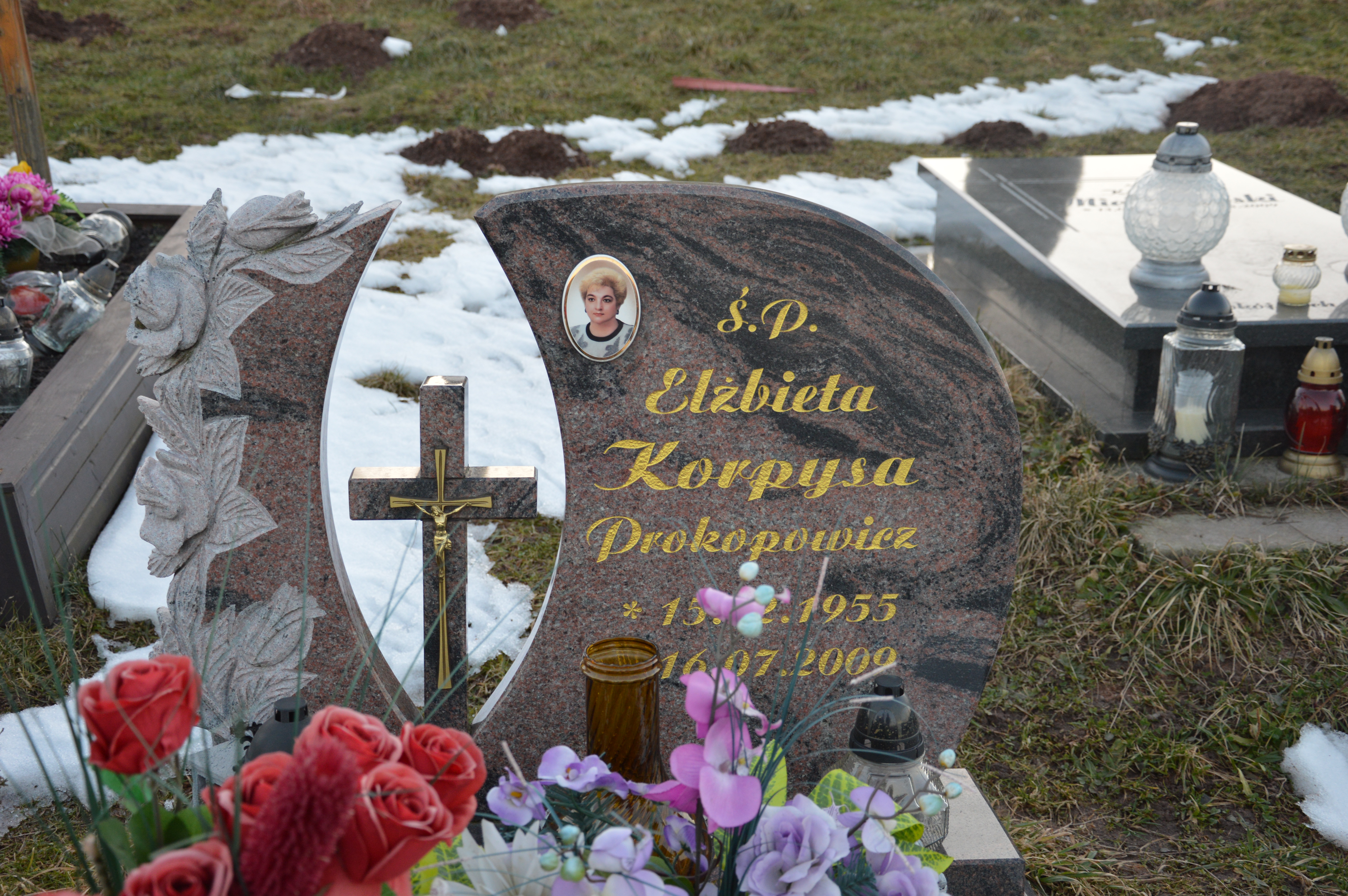 Elżbieta Korpysa 1955 Głuszyca - Grobonet - Wyszukiwarka osób pochowanych