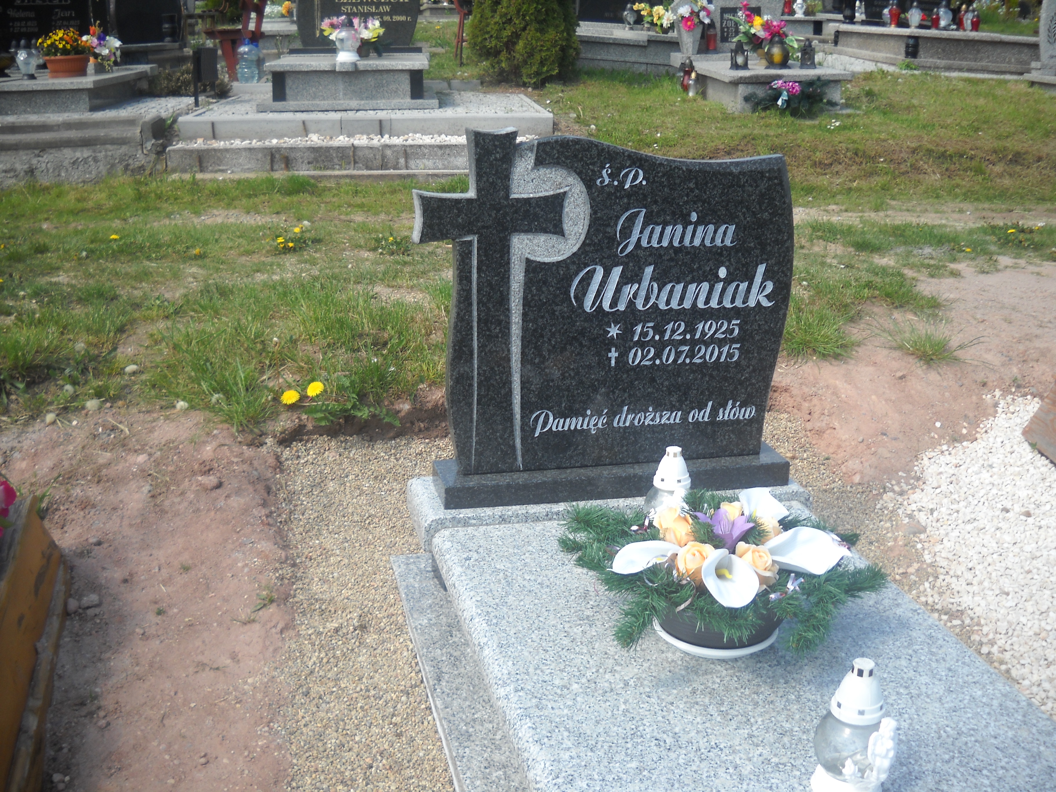 Janina Urbaniak 1925 Głuszyca - Grobonet - Wyszukiwarka osób pochowanych