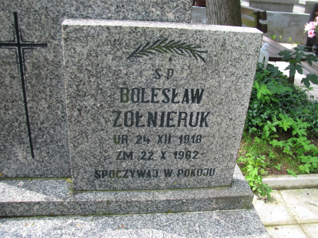 Bolesław Żołnieruk 1918 Głuszyca - Grobonet - Wyszukiwarka osób pochowanych