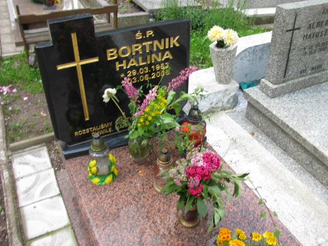 Grób Halina Bortnik