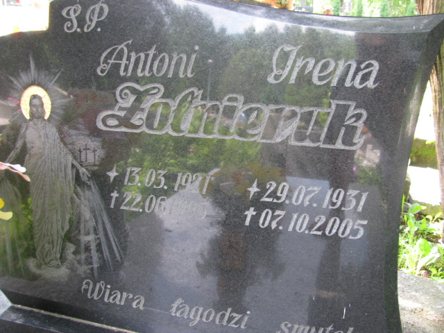 Irena Żołnieruk 1931 Głuszyca - Grobonet - Wyszukiwarka osób pochowanych
