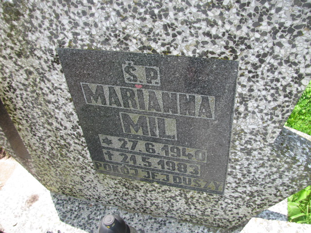 Marianna Mil 1940 Głuszyca - Grobonet - Wyszukiwarka osób pochowanych