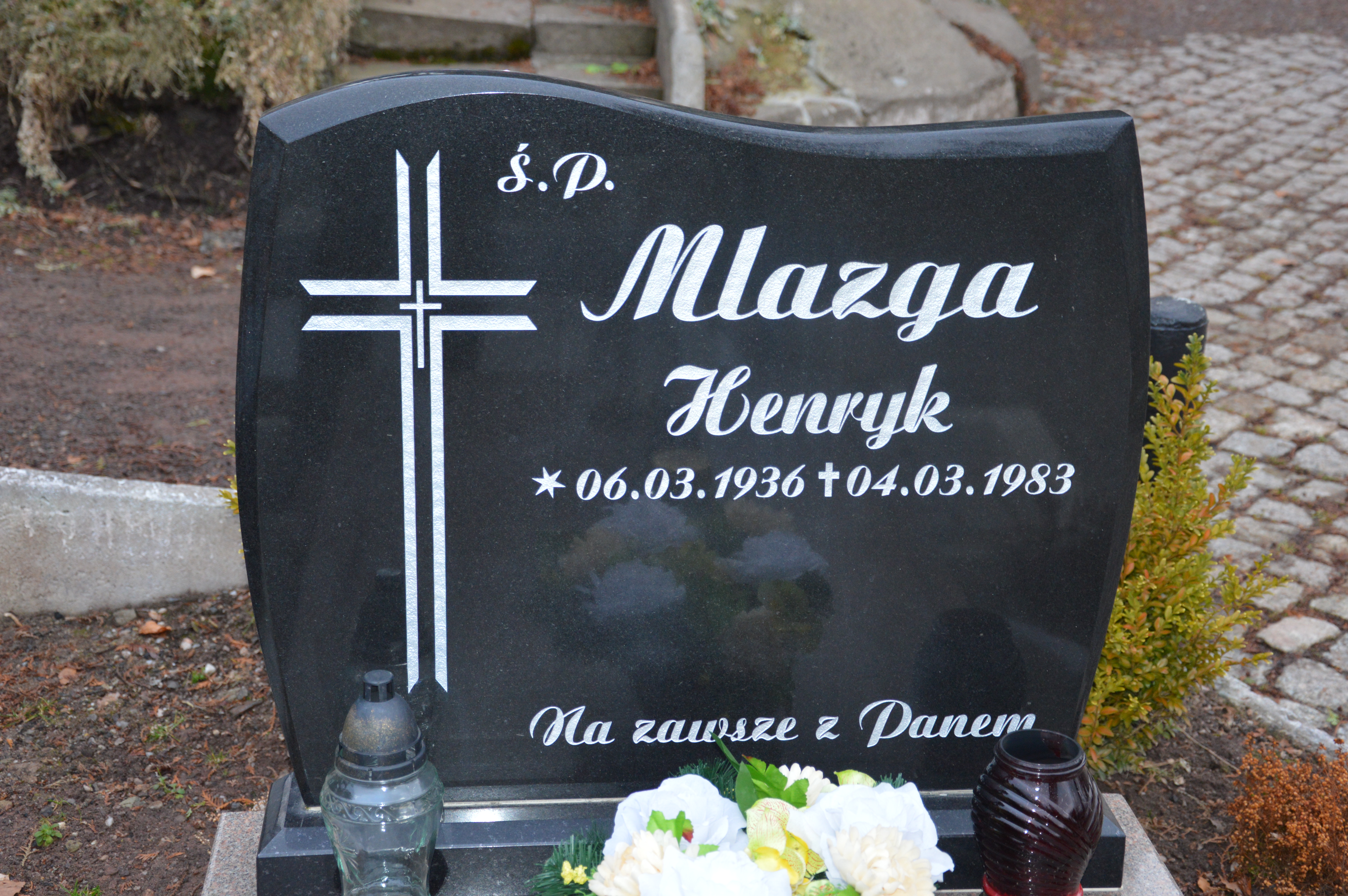 Grób Henryk Mlazga