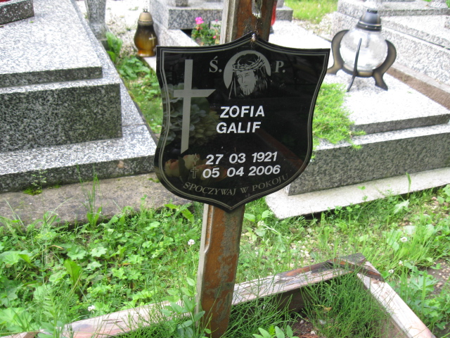 Zofia Galif 1921 Głuszyca - Grobonet - Wyszukiwarka osób pochowanych