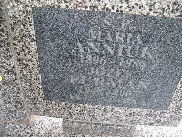 Maria Anniuk 1896 Głuszyca - Grobonet - Wyszukiwarka osób pochowanych