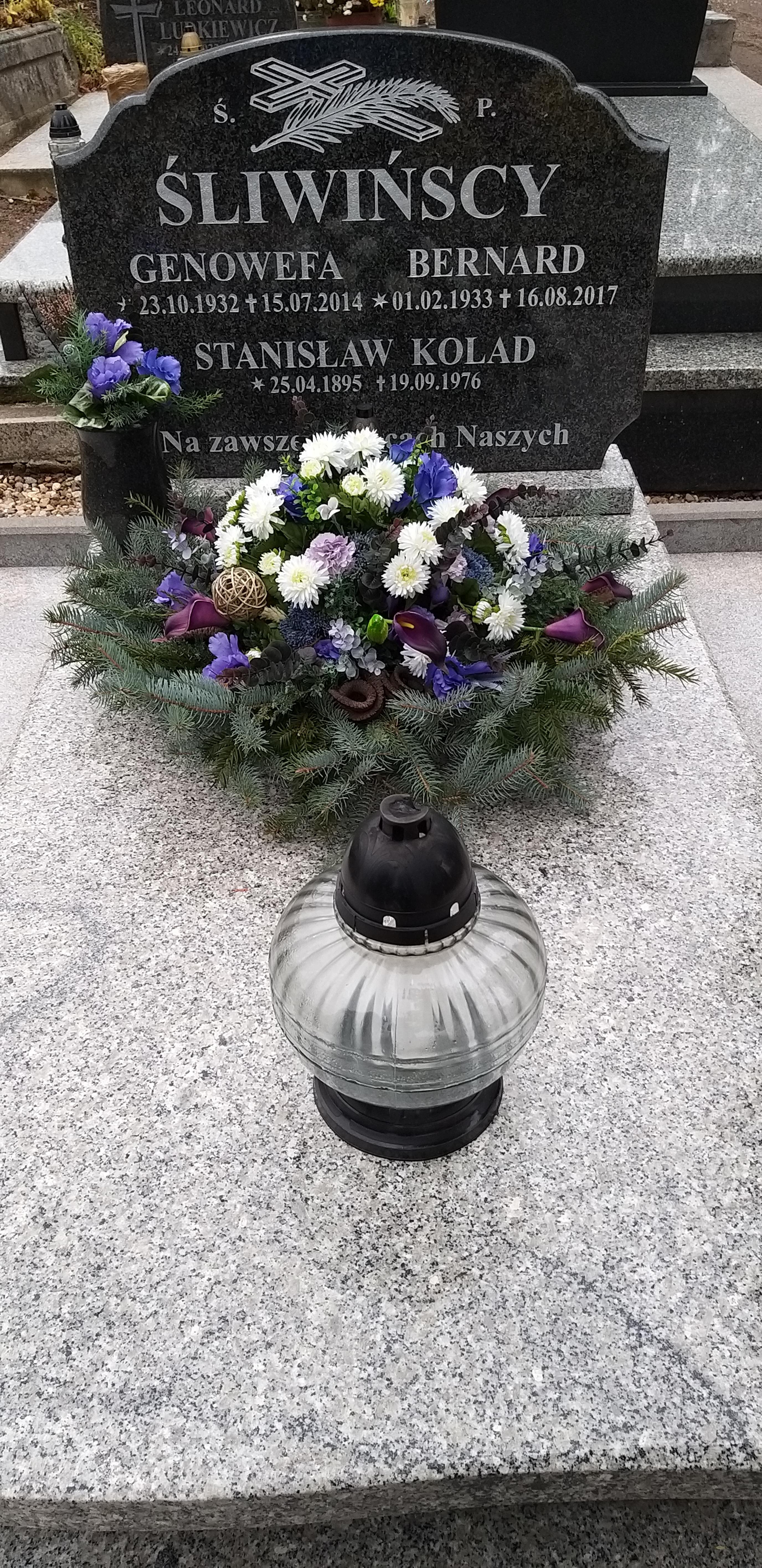 Bernard ŚLIWIŃSKI 1933 Głuszyca - Grobonet - Wyszukiwarka osób pochowanych