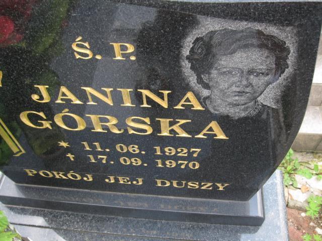 Janina Górska 1927 Głuszyca - Grobonet - Wyszukiwarka osób pochowanych