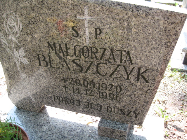 Małgorzata Błaszczyk 1920 Głuszyca - Grobonet - Wyszukiwarka osób pochowanych