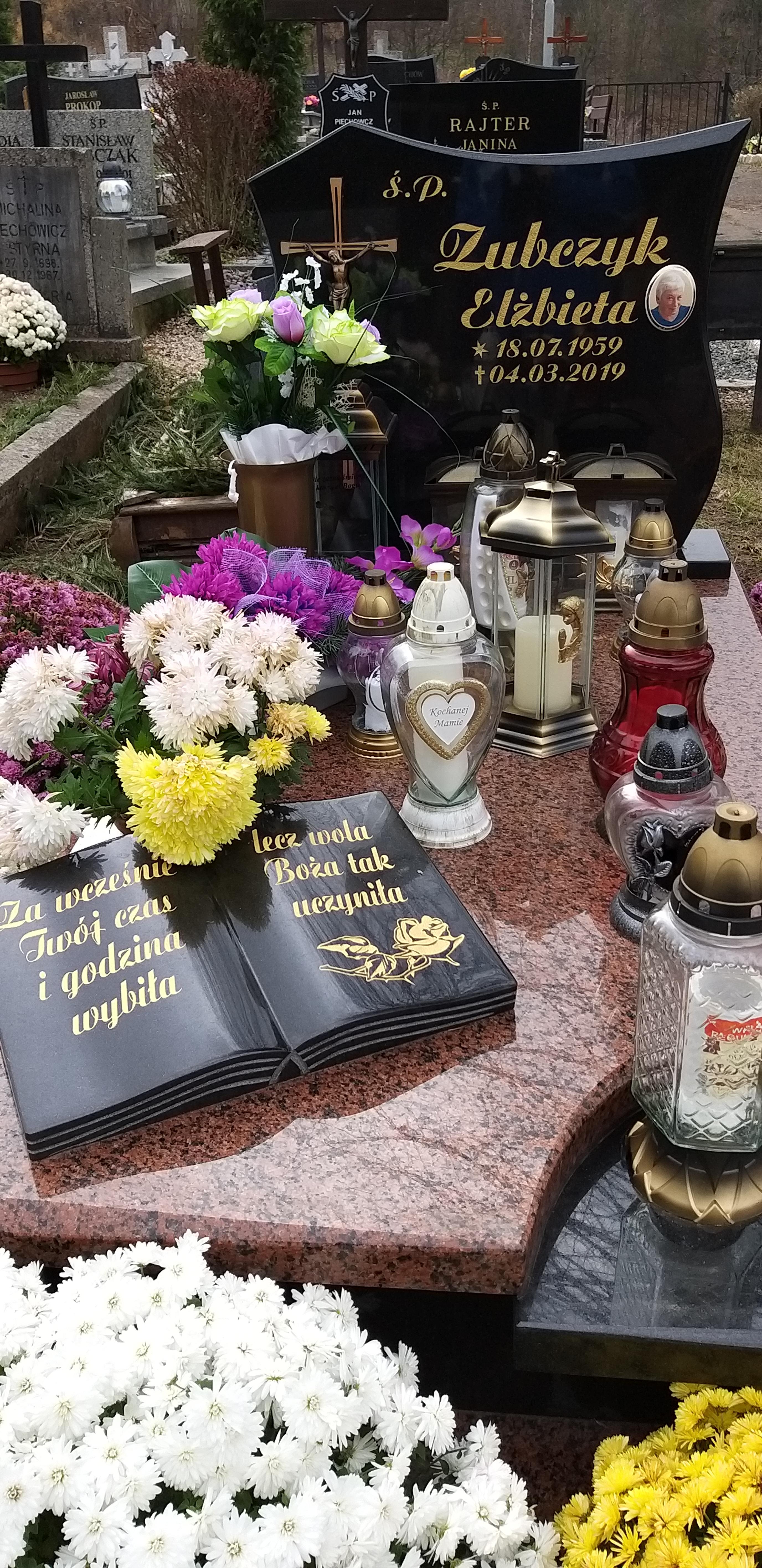 Grób Elżbieta ZUBCZYK