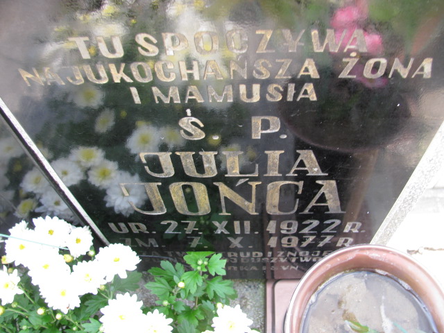 Julia Jońca 1922 Głuszyca - Grobonet - Wyszukiwarka osób pochowanych