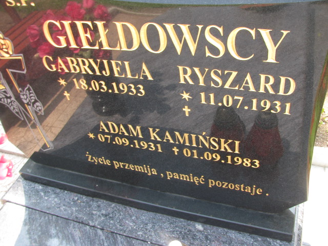 Ryszard Giełdowski 1931 Głuszyca - Grobonet - Wyszukiwarka osób pochowanych