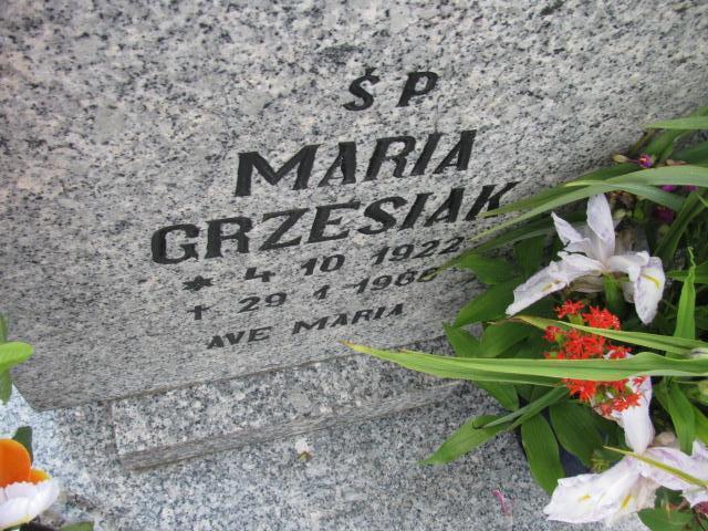Maria Grzesiak 1922 Głuszyca - Grobonet - Wyszukiwarka osób pochowanych