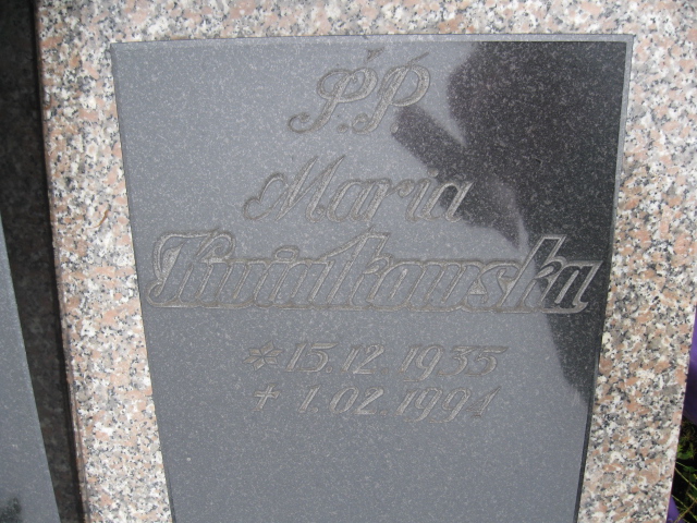Maria Kwiatkowska 1935 Głuszyca - Grobonet - Wyszukiwarka osób pochowanych