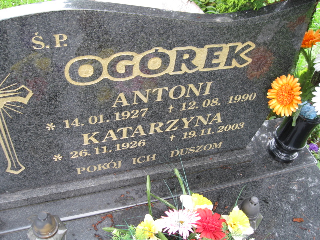 Katarzyna Ogórek 1926 Głuszyca - Grobonet - Wyszukiwarka osób pochowanych