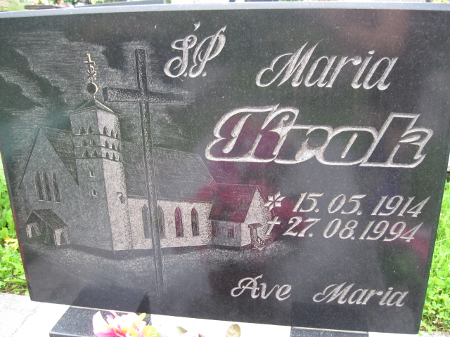 Maria Krok 1914 Głuszyca - Grobonet - Wyszukiwarka osób pochowanych