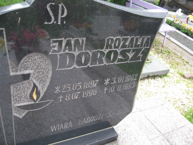 Jan Dorosz 1897 Głuszyca - Grobonet - Wyszukiwarka osób pochowanych